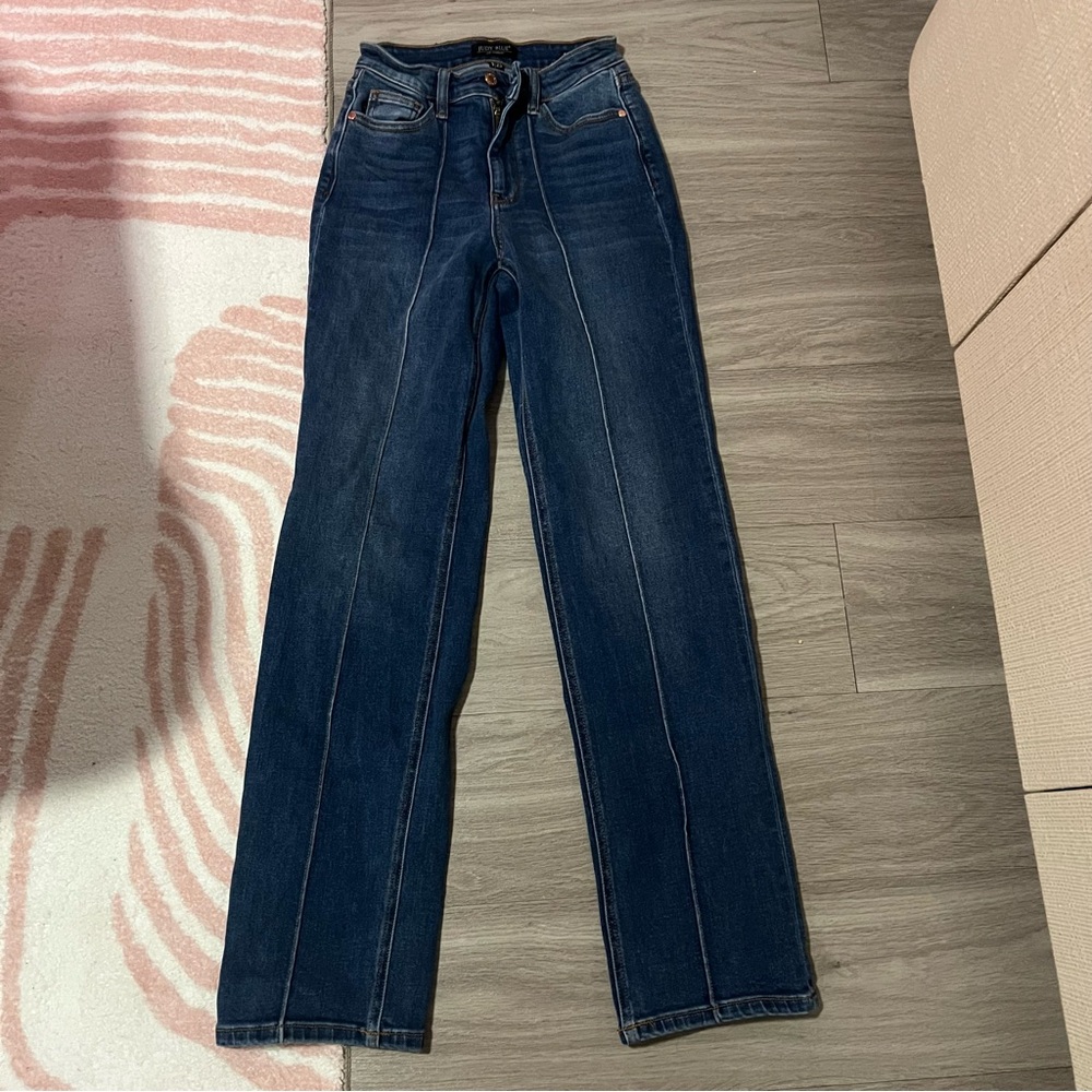 Judy Blue Dark Blue Straight Leg Jeans